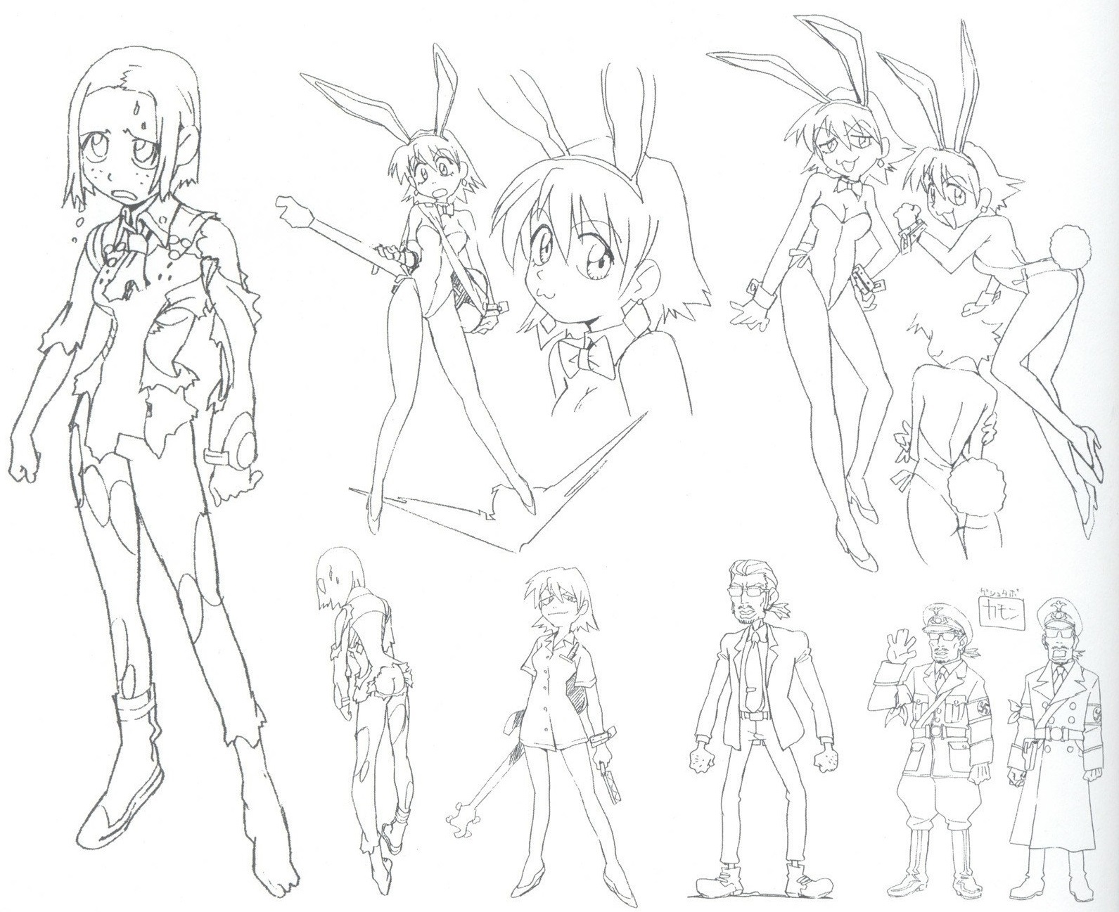 Grardox Flcl フリクリ Character Designs The First Two By Yoshiyuki Sadamoto 貞本義行 The Third By Hiroyuki Imaishi 今石洋之 The Last One By Tadashi Hiramatsu 平松禎史 T Co Nomyjm8a16