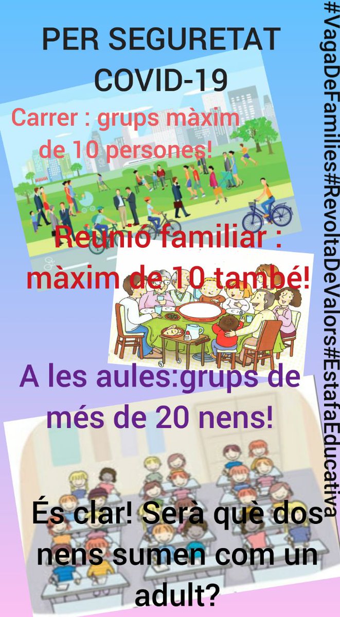 PCortes1972's tweet photo. Aquest inici de curs està sent una #EstafaEducativa. Només feu que  mentir i promeses no complertes! Famílies i docents estem farts  d'enganyifes! On queda la ratio a 20?! I els docents no contractats?! @AixiNoTornem  #VagaDeFamilies #RevoltaDeValors
@JosepBargallo
@JosepGCambray https://t.co/4PwJvDDXhq