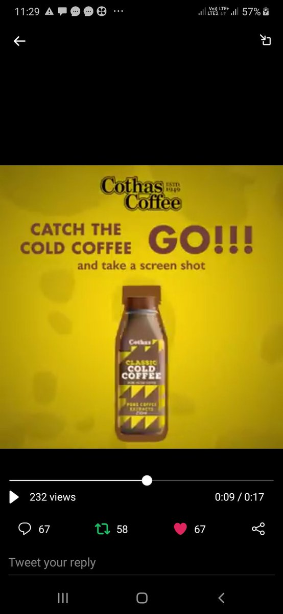 NicyPaul's tweet photo. @CoffeeCothas Here's My Perfect screenshot

#Cothas #CothasCoffee #RealTasteOfCoffee #SouthIndianCoffee #TraditionalFilterCoffee #ClassicColdCoffee #ColdcoffeeLovers #ColdCoffeeLove #ColdCoffeeAddict #OnceCothasAlwaysCothas

Join 🎉🙏
@Goutamojha12 
@ravikhemka6 
@Rajeesh077 
@giri_bivas https://t.co/9Xfe4UbaRC