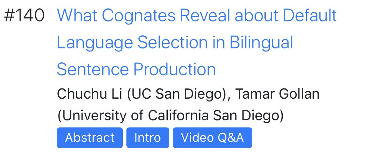 I will have a poster presentation at the AMLaP conference today (#140)- it’s about bilingual language control in vs. out of sentence context. Welcome to stop by :)