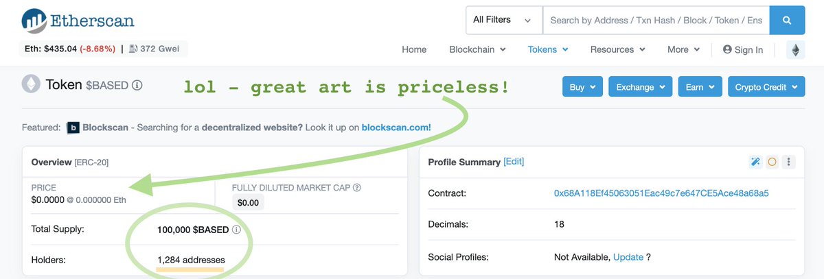 Three weeks later on the eve of the very first rebase, ~1,300 had bought or farmed  $based. Over the coming weeks / months / years, keep an eye on # of addresses; this is a crude but imp metric in  $based-onomics.