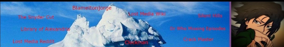 LostMediaMike's tweet photo. Check out this cool iceberg I found. I sure wish someone would make an entertaining video that uncovers the rest of it... #justthetip #allthingslost #lostmedia #SnyderCut #phantomislands #paccie https://t.co/DHTQbDLmup