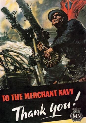 Remembering the 7 Llandudno men of the Merchant Navy who were among around 50,000 merchant seamen killed in WW1 and WW2 #MerchantNavyDay