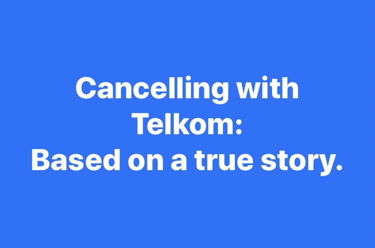 Dealing with Telkom A THREAD https://abs.twimg.com/emoji/v2/... draggable=