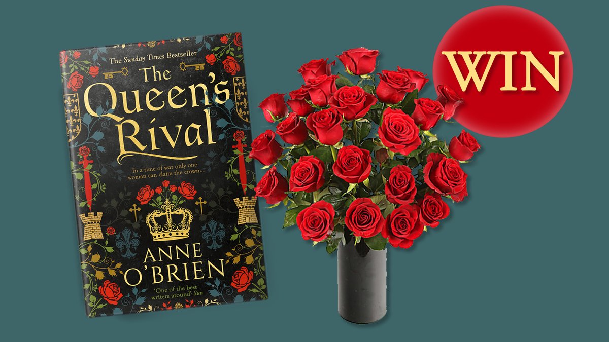 HQstories's tweet photo. To celebrate the publication of the gripping historical novel #TheQueensRival by @anne_obrien, we are giving away a copy of the book with  two dozen red roses from @SerenataFlowers! 🌹

To enter, follow us and retweet this post by the end of today!
T&amp;Cs: https://t.co/OiEd71muxy https://t.co/f96kPySslI