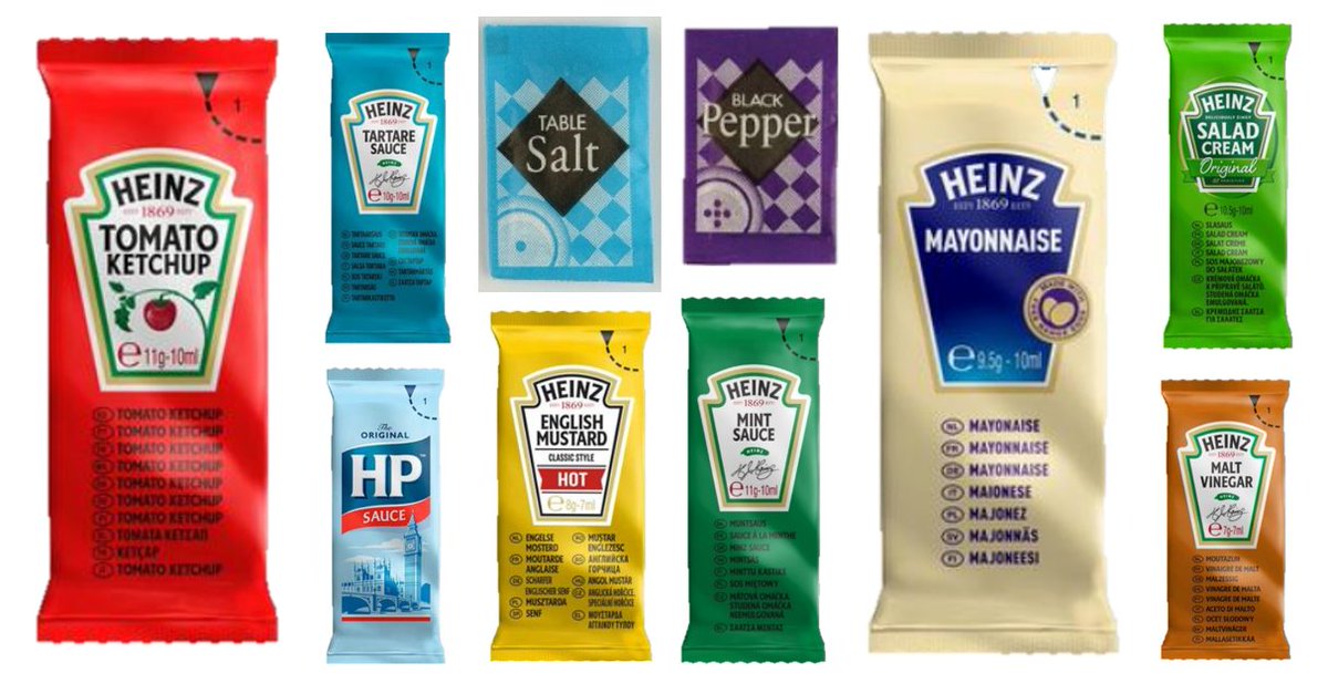 Condiments for the table? Yes please!🙌 We have a full range of Heinz single use sachets🍅 Please call☎️ 01363 884222 to add to your order or email 📧orders@hawkridge.uk.com for more information #heinz #sauce #condiments #COVID19 #tableservice #singleuse #staysafe #SupportLocal