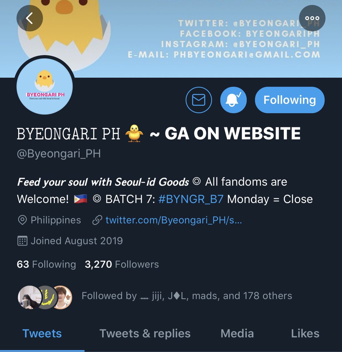  @Byeongari_PH - sobrang kilala na yata ako ng mga admin dito, since batch 1 may order ako sakanila- created gdm per batch- transparent masterlist- vvvvv approachable admins never ako sinungitan ng mga to- affordable merch per go’s