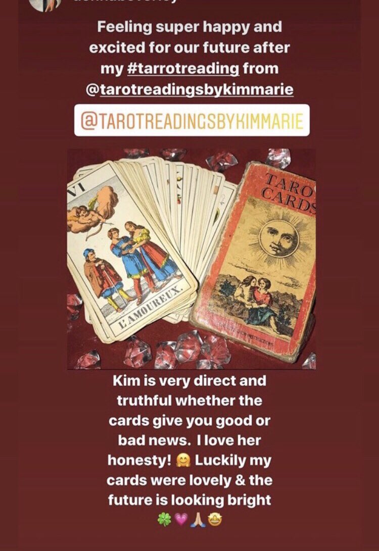 Reviews say it all 🙏🔮✨

Head over to my Facebook Page and give it a little “like” 🥰 facebook.com/TarotReadingsb… 
#TarotReading #tarotreader