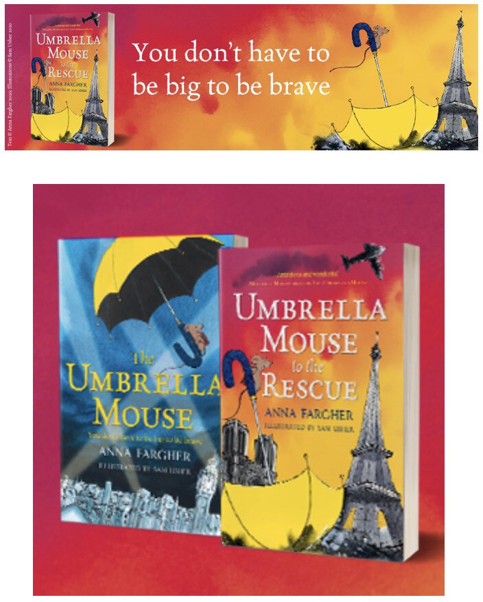 AnnaFargher's tweet image. #BackToSchool #GIVEAWAY Good luck all parents, children, teachers and librarians going back to school.
RT &amp;amp; FOLLOW for a chance to win a signed set of both Umbrella Mouse Books. 
THREE winners picked randomly Mon 7th Sept (UK only) 
@MacmillanKidsUK 
#YouDontHaveToBeBigToBeBrave
