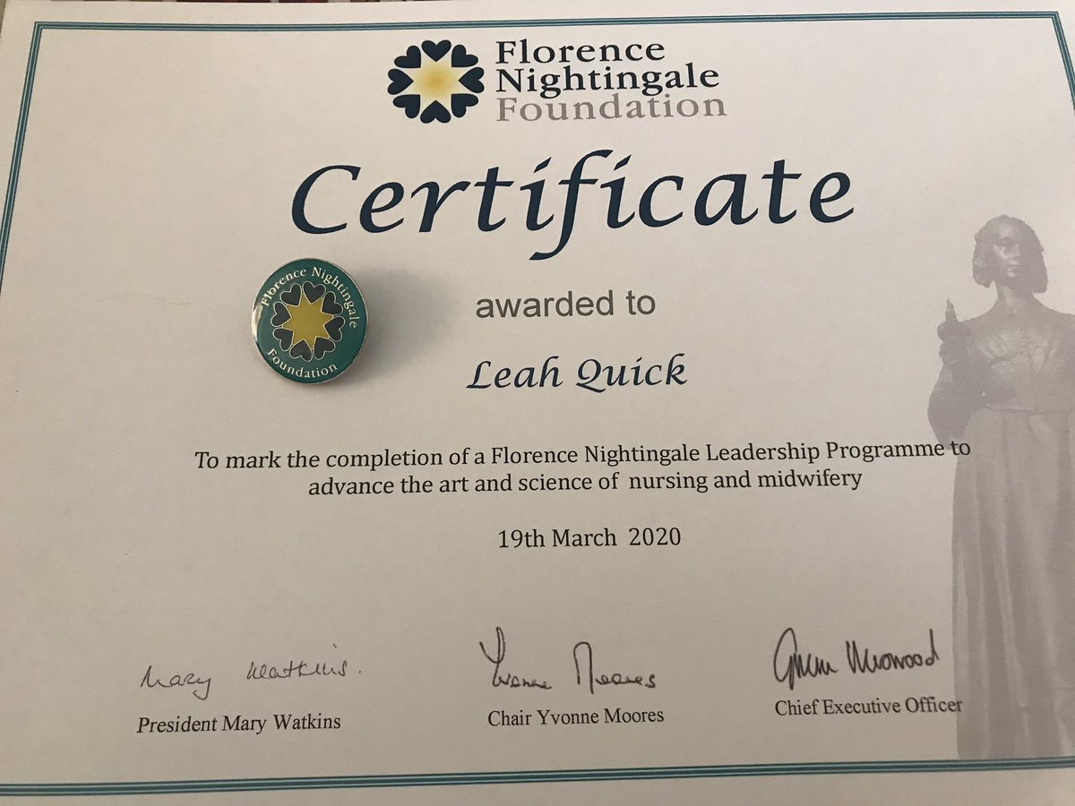 Officially a FNF Nursing Associate! It was an amazing course, I would highly recommend applying Thank you to <a href="/NottsHealthcare/">Nottinghamshire Healthcare</a> for supporting me yet again in my learning and progression,  inc Lexie Whittington and <a href="/lizzysansom/">Lizzy Sansom</a> <a href="/UOD_TNAs/">NAs at Derby Uni</a> <a href="/DEBBOYER2/">DEB BOYER 💙</a> <a href="/FNightingaleF/">Florence Nightingale Foundation</a>