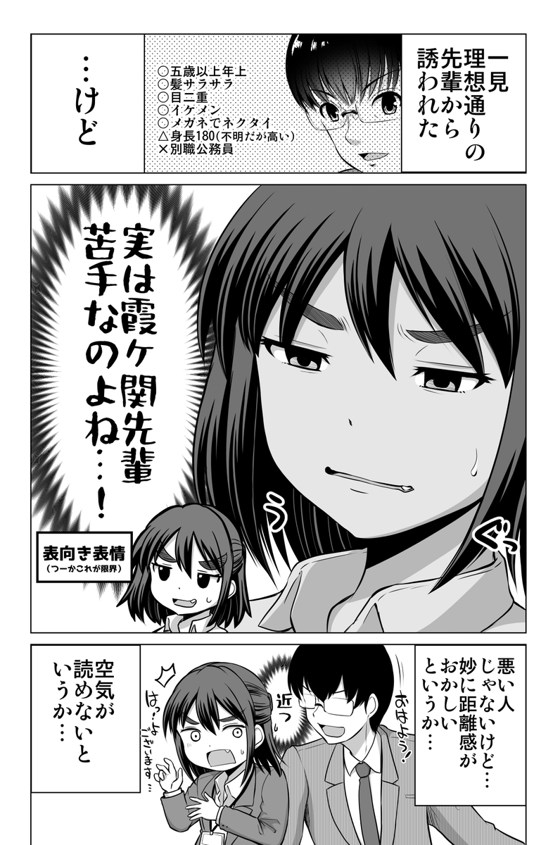 理想の高さに敗北する恋の話3 (1/2) 