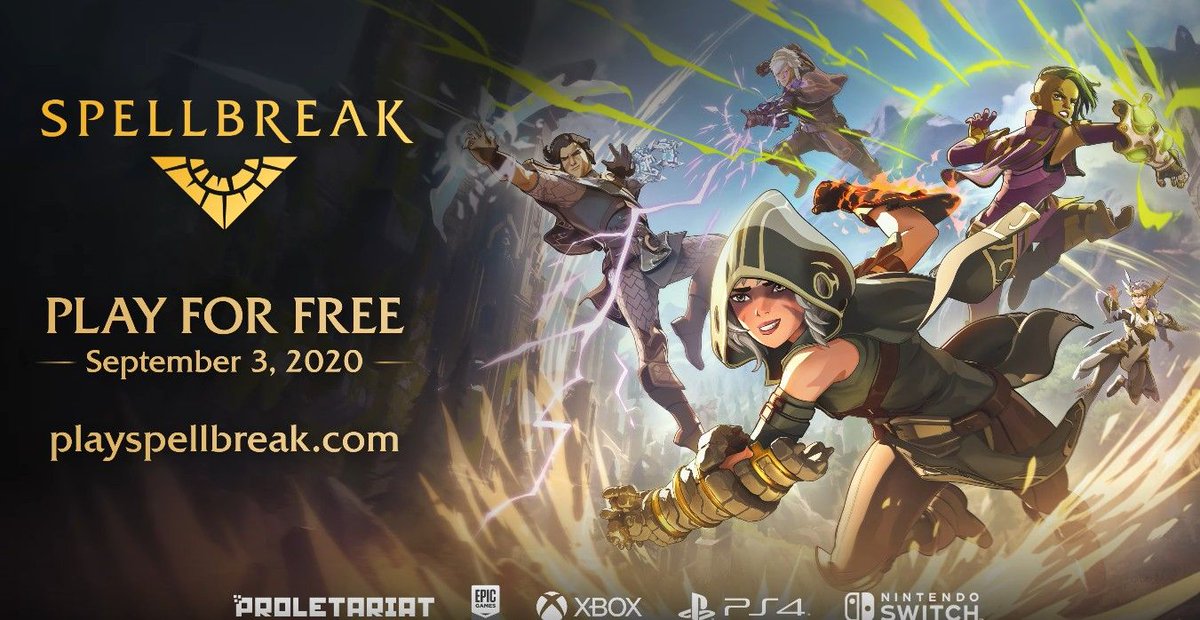 Spellbreak_FR's tweet image. Aujourd'hui à 16h, les Hollow Lands vont résonner plus que jamais des combats ! Jeunes mages apprentis ou un archimages confirmés, venez rejoindre la bataille, il est temps de faire parler les éléments !
#Spellbreak #BattleRoyale