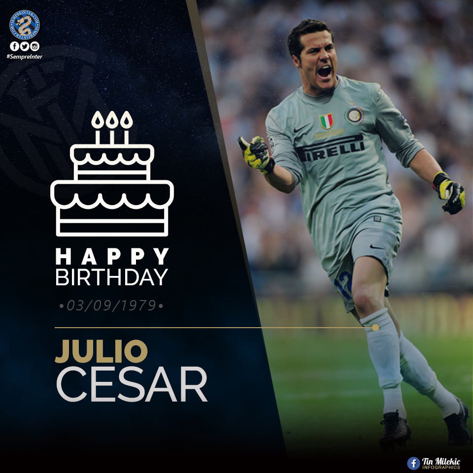 SempreIntercom's tweet photo. 🚨BIRTHDAY 🚨

Happy birthday to legendary @Inter_en Treble hero @ojuliocesar_12 who turns 41 years old today

Feliz aniversário Julione e obrigado por tudo

#FCIM #Nerazzurri #InterForever #JulioCesar #Treble2010 #Timeless2010 #InterHOF #SerieATIM #Calcio #SerieA #ForzaInter https://t.co/uvxPUMwe3L