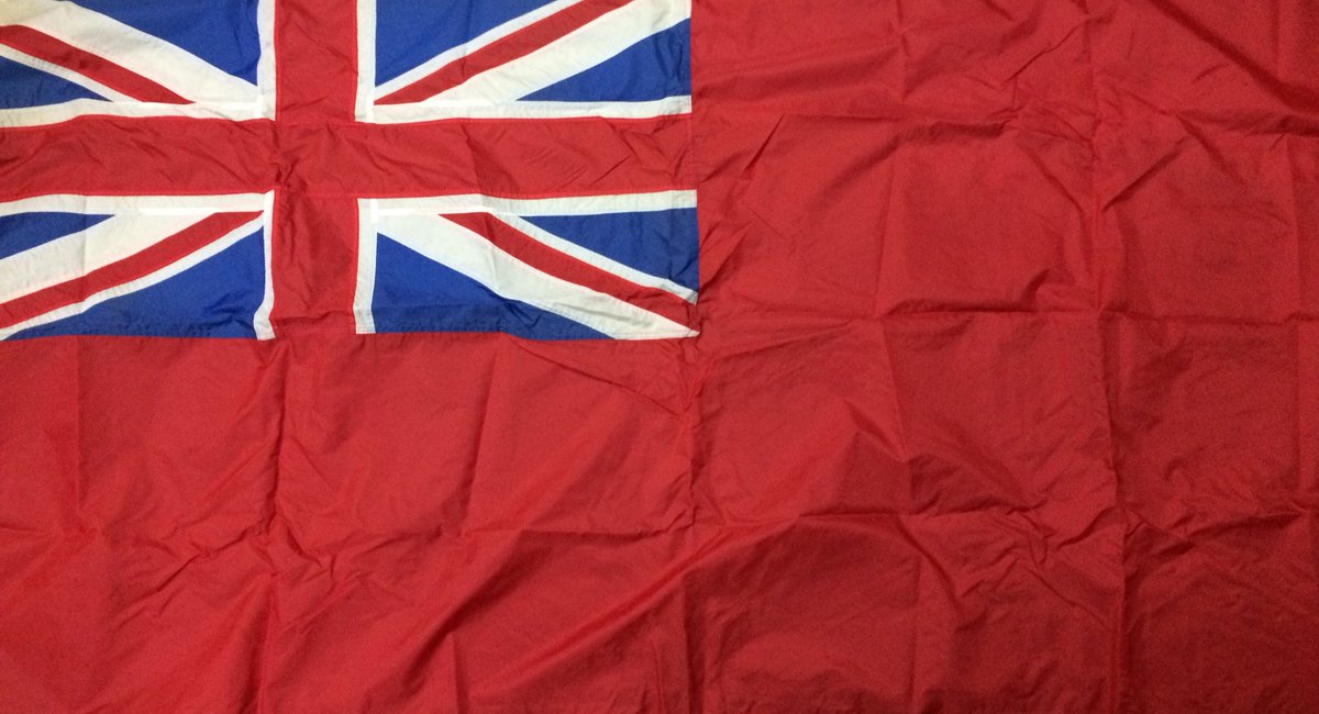 AGWhitnall's tweet photo. Today is also #MerchantNavyDay in the #UK and yesterday I flew the #British Red #Ensign. The #RedEnsign (or #RedDuster) is the civil and merchant naval #flag of the #UnitedKingdom ๐ฌ๐ง. #Vexillology https://t.co/5sB0oNdrQ9