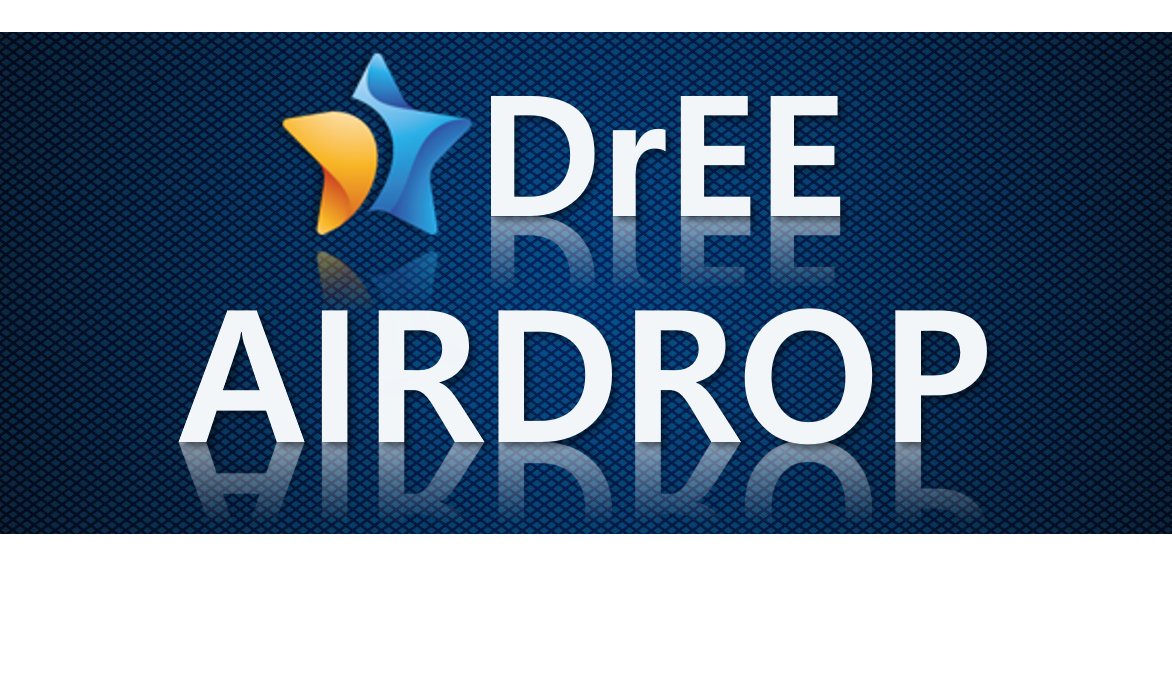 DrEE is a Korea DeFi project.
RT this article and follow me.
If you provide your ETH address by Reply, we will send 10 DrEEs to the limited 2K people after listing on exchange.

Participants in the 1st airdrop can also receive it
#Airdrop