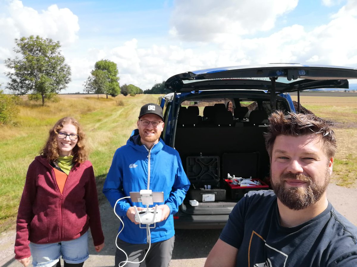 JEOS_Jena's tweet photo. Yesterday @JEOS_Jena conducted several aerial surveys over agricultural fields near Erfurt/Germany using our #RGB and #multispectral @DJIGlobal #PhantomPro4 drone with an RTK module.
Our drone in motion: https://t.co/bpJr7KEd4t
#drones #viewfromabove #remotesensing #science https://t.co/D1n3C3znJ6