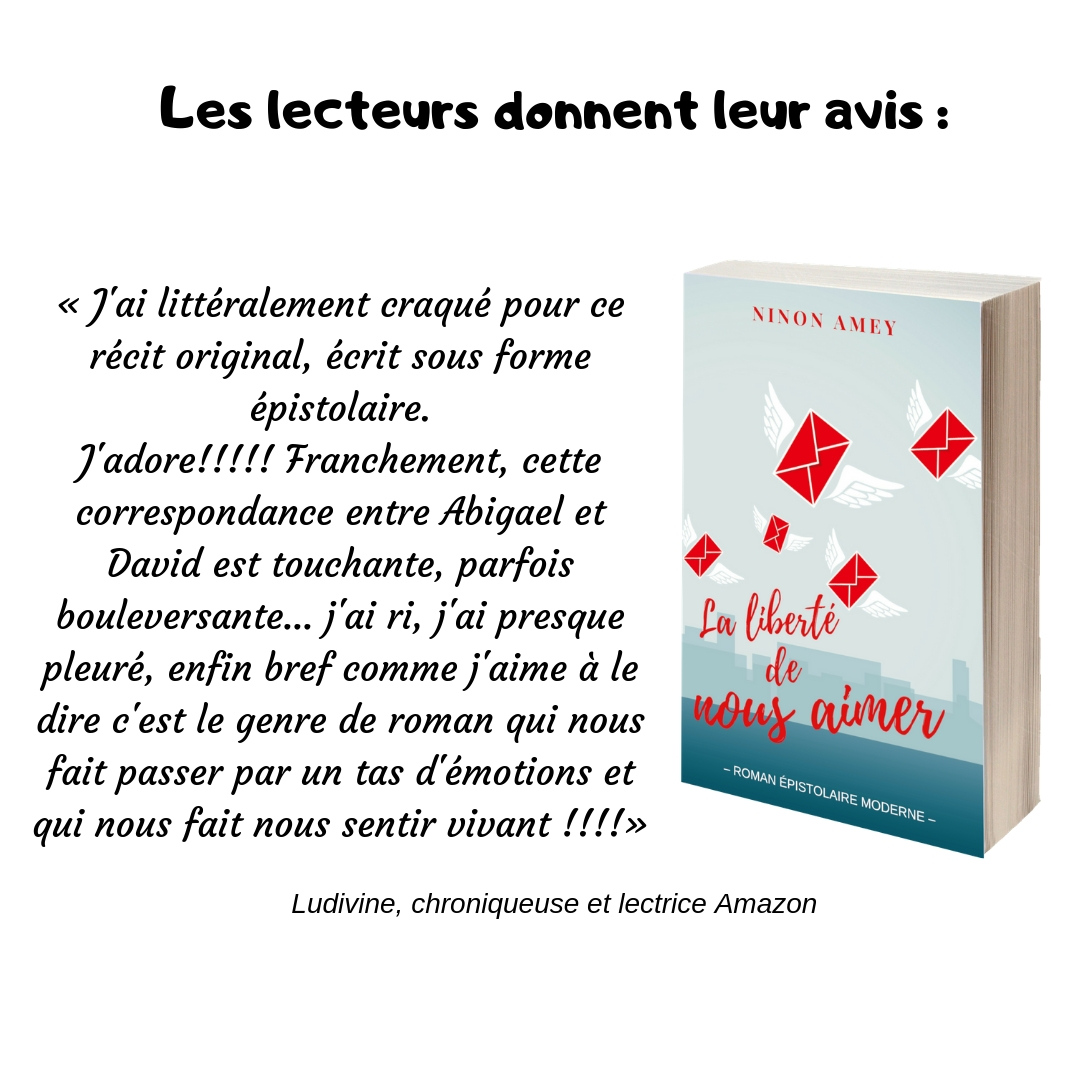 ninonamey's tweet photo. Et si vous vous laissiez tenter aussi ? ⁠

https://t.co/I6BRnNzHTB

#romance #romanépistolaire #lecture #lire https://t.co/YQK2KUfwPD