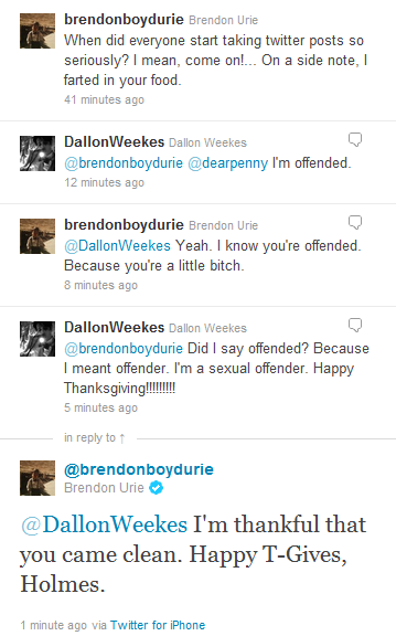 Stop spreading lies. His kids were never mentioned  #dallonweekes  #brendonurie