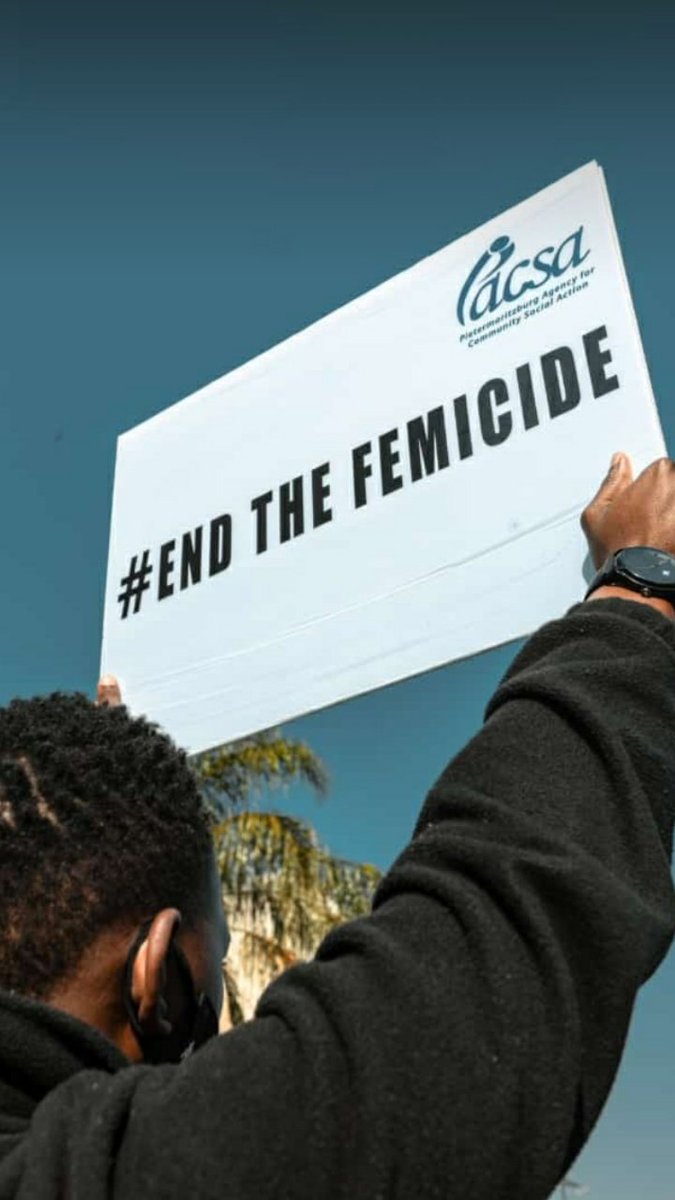 PACSA40YEARS's tweet photo. Yet another Thursday  out in the streets standing against GBV. Once again Umzansi Youth in Business has invited us today on picketing which was held  at the Chatternton traffic circle
#EnoughIsEnough    #NotInMyName https://t.co/cuH8kk0jun