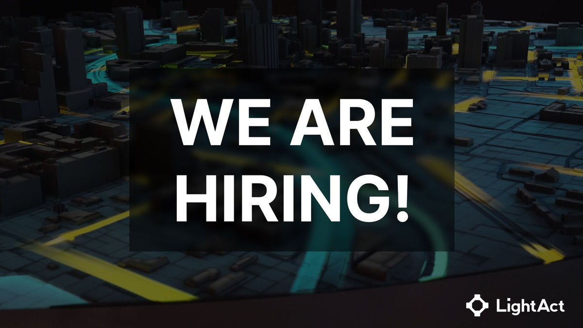 lightact's tweet image. LightAct is hiring!

If you'd like to make amazing things with us, make sure to check out the job offers and apply.

buff.ly/350sP8P

#lightact #makemagic #interactiveworlds
