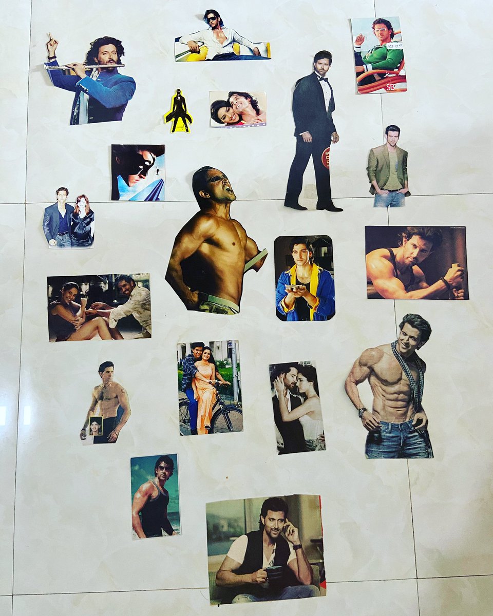 Found these in one of my old dairies🤘😍 Back then, this s hw we used to save pics to gallery 🤣🤪🤪 #just90skidsthingz #fanboymoment #HrithikRoshan @iHrithik ♥️♥️ @HrithikRules