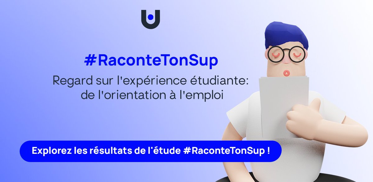 Unly (@unlyed) on Twitter photo Grâce à l'enquête #RaconteTonSup, plus de 3000 lycéens, étudiants et diplômés ont pu partager leurs attentes et ressentis face à la période des études supérieures ! 🎓
Découvrez les résultats 👉 bit.ly/32QGFaOM
#ExpérienceEtudiante #ÉgaliteDesChances Grâce à l'enquête #RaconteTonSup, plus de 3000 lycéens, étudiants et diplômés ont pu partager leurs attentes et ressentis face à la période des études supérieures ! 🎓
Découvrez les résultats 👉 bit.ly/32QGFaOM
#ExpérienceEtudiante #ÉgaliteDesChances