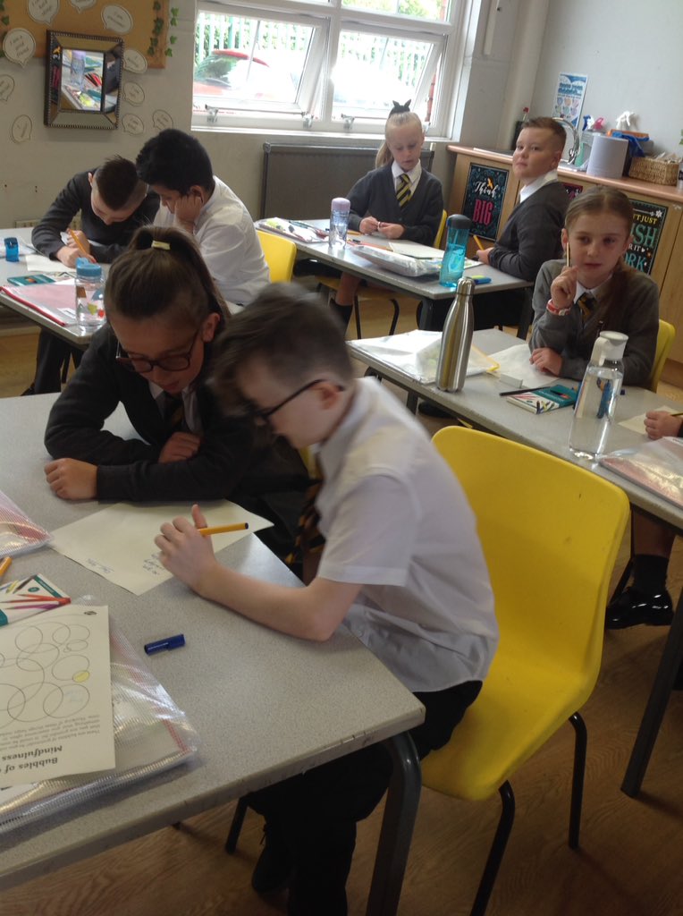 CCMPrimary's tweet image. Year 5 have settled in beautifully this morning and are busy designing their class charters #classrules #safeandhappychildren