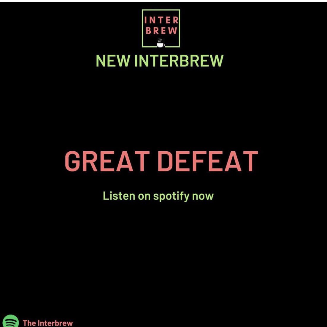 We done an interview with <a href="/interbrewmedia/">TheInterbrew</a> about the album, pure love and tea 

Have a listen: open.spotify.com/episode/1sRPiv…
