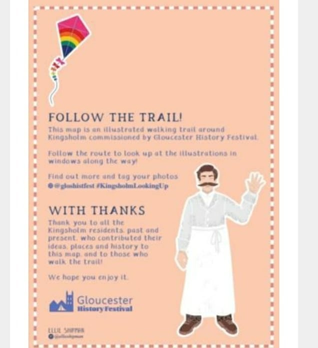 Tash Frootko (@frootkotash) on Twitter photo I am thrilled that The Rainbow Street has been chosen for the #kingsholmlookingup art trail. This illustrated trail has been created by the super talented <a href="/eleanorshipman/">Ellie Shipman</a> and is part of this years Gloucester History Festival <a href="/GlosHistFest/">Gloucester History Festival</a> How exciting is this <a href="/RichardGrahamUK/">Richard Graham</a> I am thrilled that The Rainbow Street has been chosen for the #kingsholmlookingup art trail. This illustrated trail has been created by the super talented <a href="/eleanorshipman/">Ellie Shipman</a> and is part of this years Gloucester History Festival <a href="/GlosHistFest/">Gloucester History Festival</a> How exciting is this <a href="/RichardGrahamUK/">Richard Graham</a>