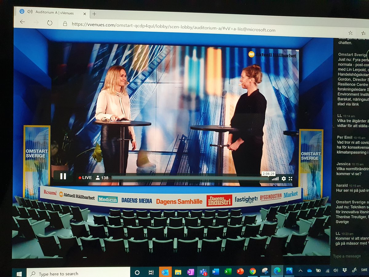 liselotte_w_i's tweet photo. Intressanta perspektiv från @TreutigerT på temat Tekniken som möjliggörare för innovativa lösningar på #OmstartSverige @dikompentens #NyaMöjligheter https://t.co/FD3ri6kSY5