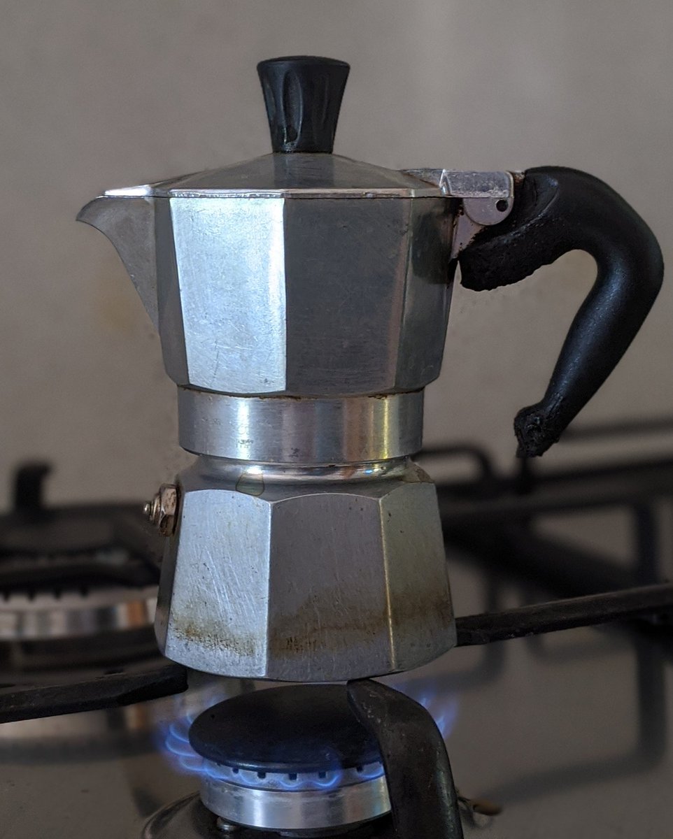 Morning caffeination, Italian style. I wonder if this is what an HTTP 418 gets you round here?