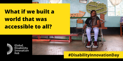 What if we built a world that was accessible to all? 

On our 4th birthday, we’re imagining a disability inclusive future.

📢 Add your voice
📝 Tell your story 
💡 Share your ideas

Use #DisabilityInnovationDay to join the conversation.