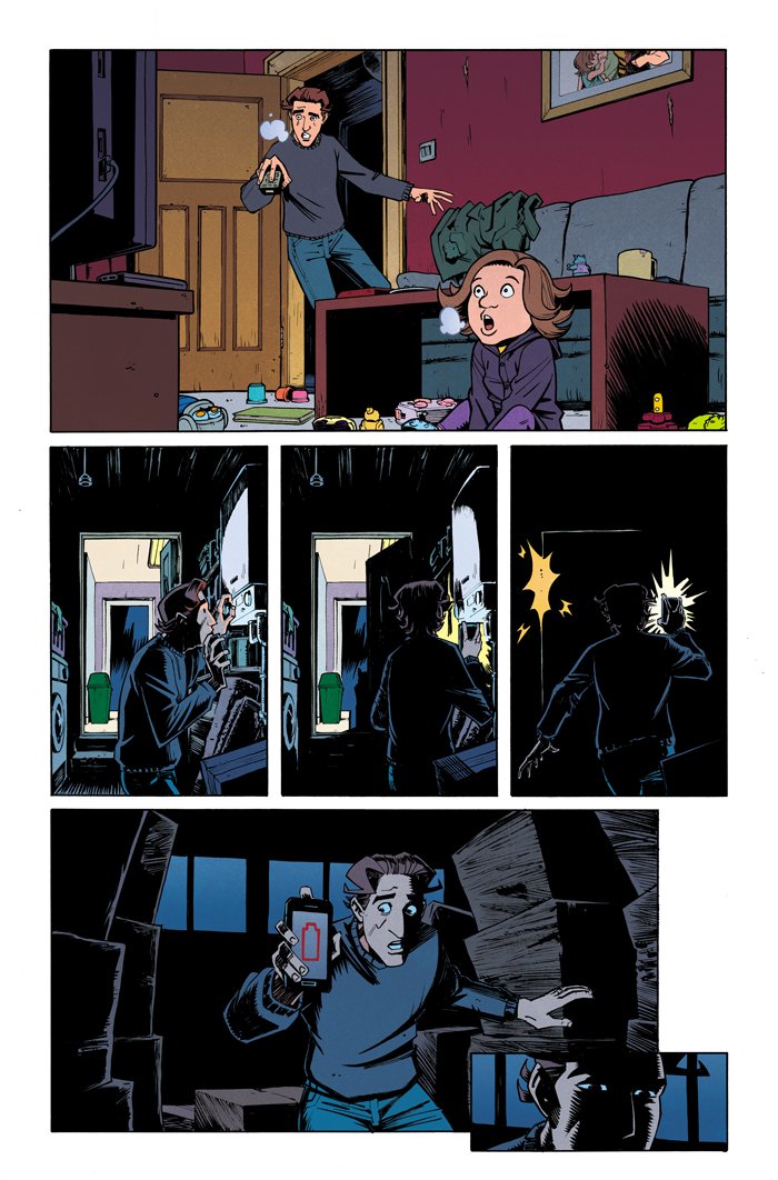 NickRoche's tweet image. TO-DO LIST: Drop kids at preschool/ Grab coffee with other parents/ Go ghost-hunting in woods/ Fight demonic entity/ Collect kids/ Naptime.
Pre-order SCARENTHOOD, coming this October from @IDWPublishing, by me, @ChrisOHalloran & @robutoid. And check that @declanshalvey cover!