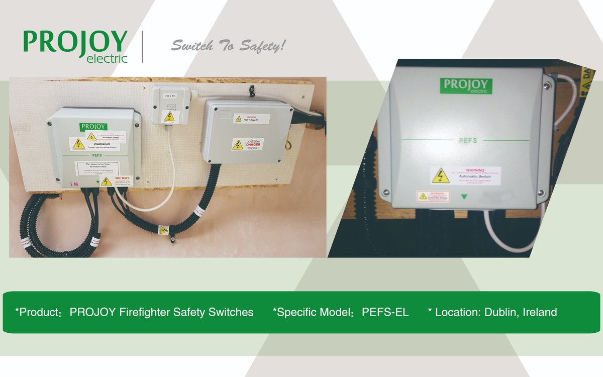 ProjoyElectric's tweet image. 1. #projoy #DCSwitch in solar projects, Location: Campo Grande, Brazil - en.projoy-electric.com/dc-isolators
2&amp;amp;3. #projoy #PEFS-EL (Firefighter Safety Switches) in solar projects, Location: Dublin, Ireland - en.projoy-electric.com/firefighter-sa…