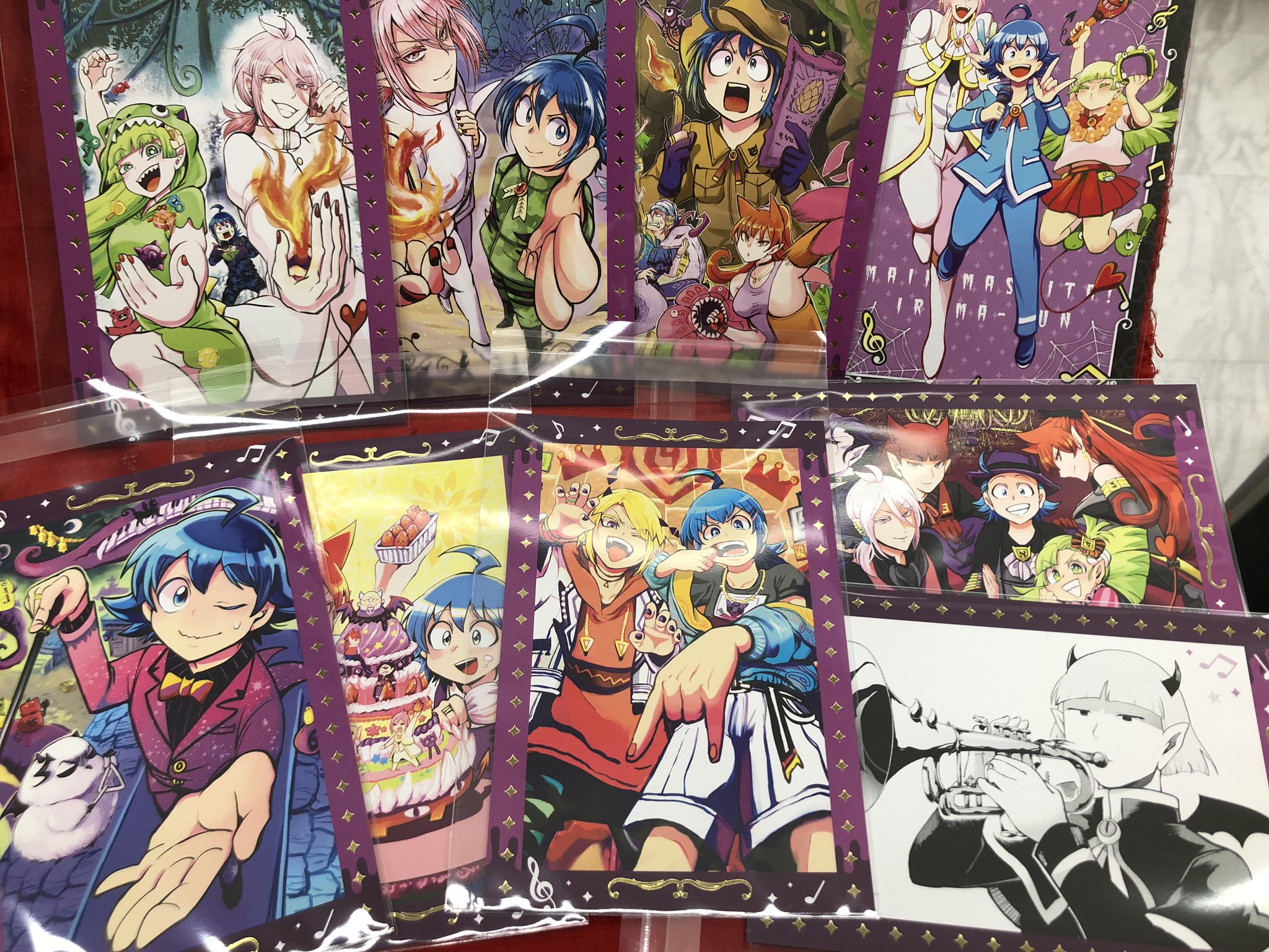 魔入りました！入間くん カラオケの鉄人 ポストカード