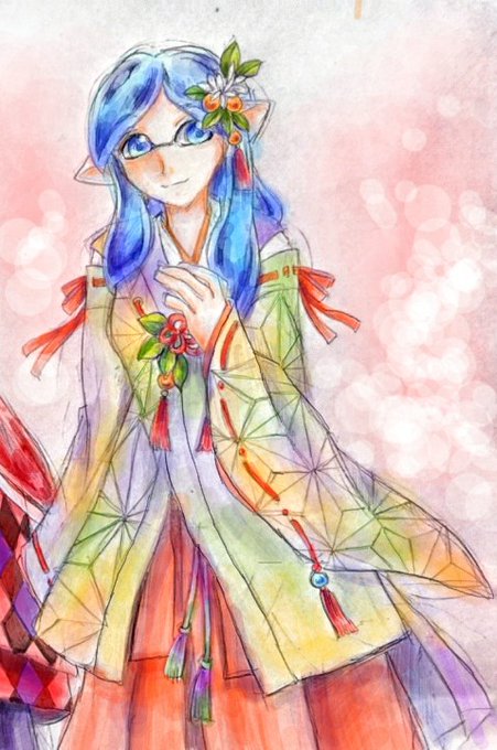 麻の葉模様のtwitterイラスト検索結果
