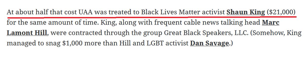 6/The woke may disagree with how current capitalists operate, but wokies have no problem with buying and selling goods in and of itself. No woke person ever turned down an opportunity to get paid. Ever.Here Shaun King Bashes capitalism while charging $21,000 for a speech