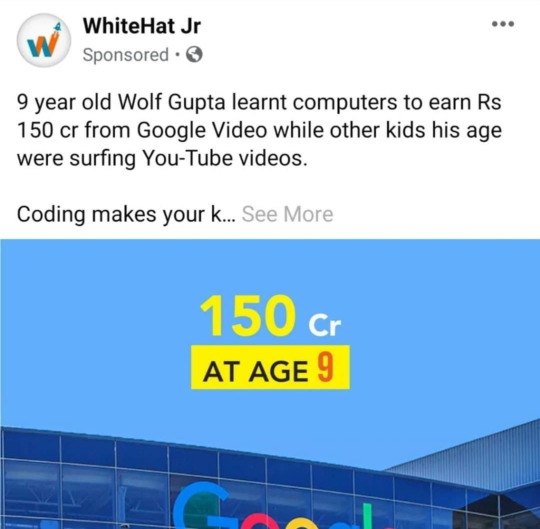 Aniruddha Malpani Instead Of Running Press Releases I Wish Startup Journalists Would Have The Guts To Investigate Who Whitehat Jr S Star Pupil Wolf Gupta Is T Co 3slgw8vpxy