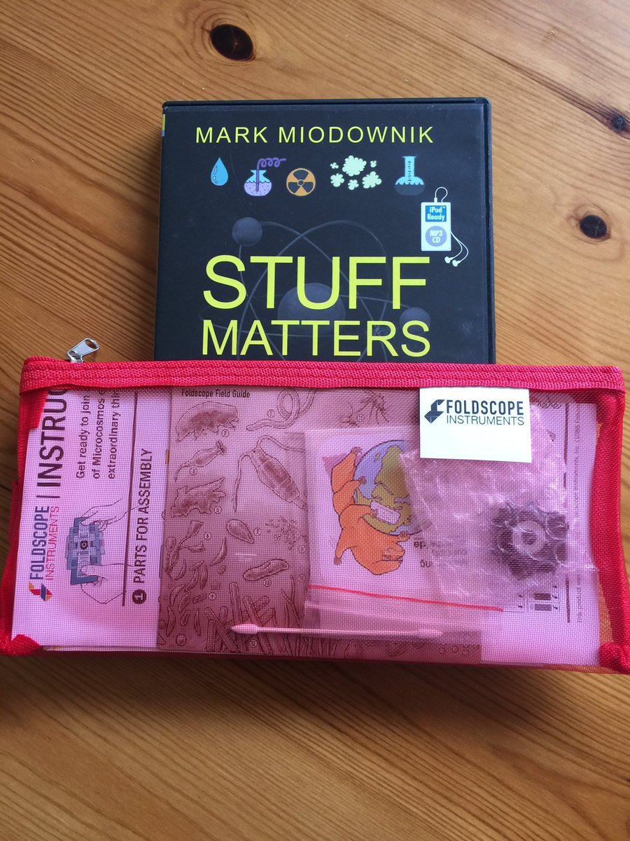 @uclchemlab_14 Lovely present arrived in the post. Foldscope and a nice additional surprise. Thank you @uclchemlab_14