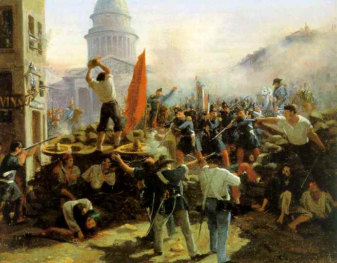 Pour résumer brièvement, en 1848 c’est le printemps des peuples, les ouvriers de nombreux pays européens se révoltent simultanément contre leurs gouvernements. Leurs revendications ? La démocratie, un travail assuré et la fin de l’exploitation.