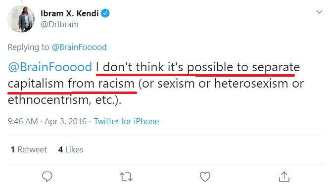 9/Now, it is true wokies can read racism into anything, but they key is that they do not read racism into THEIR capitalist ventures.This is why  @DrIbram says you can't separate capitalism from racism while he appears in advertising for McDonald's while selling books on Amazon.