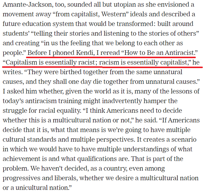 9/Now, it is true wokies can read racism into anything, but they key is that they do not read racism into THEIR capitalist ventures.This is why  @DrIbram says you can't separate capitalism from racism while he appears in advertising for McDonald's while selling books on Amazon.