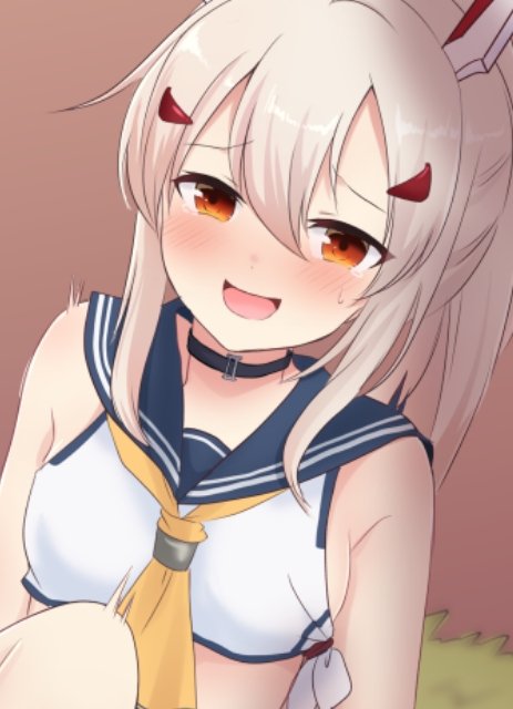 skebにてご依頼いただいた綾波ちゃんです!😊一応足舐め…?🙄👣💕👅 