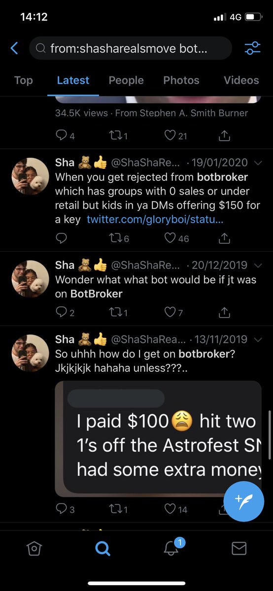 Look at the order of these tweets. Wanted to get on Bot Broker. Got rejected. Started smearing them. Crybaby shit.