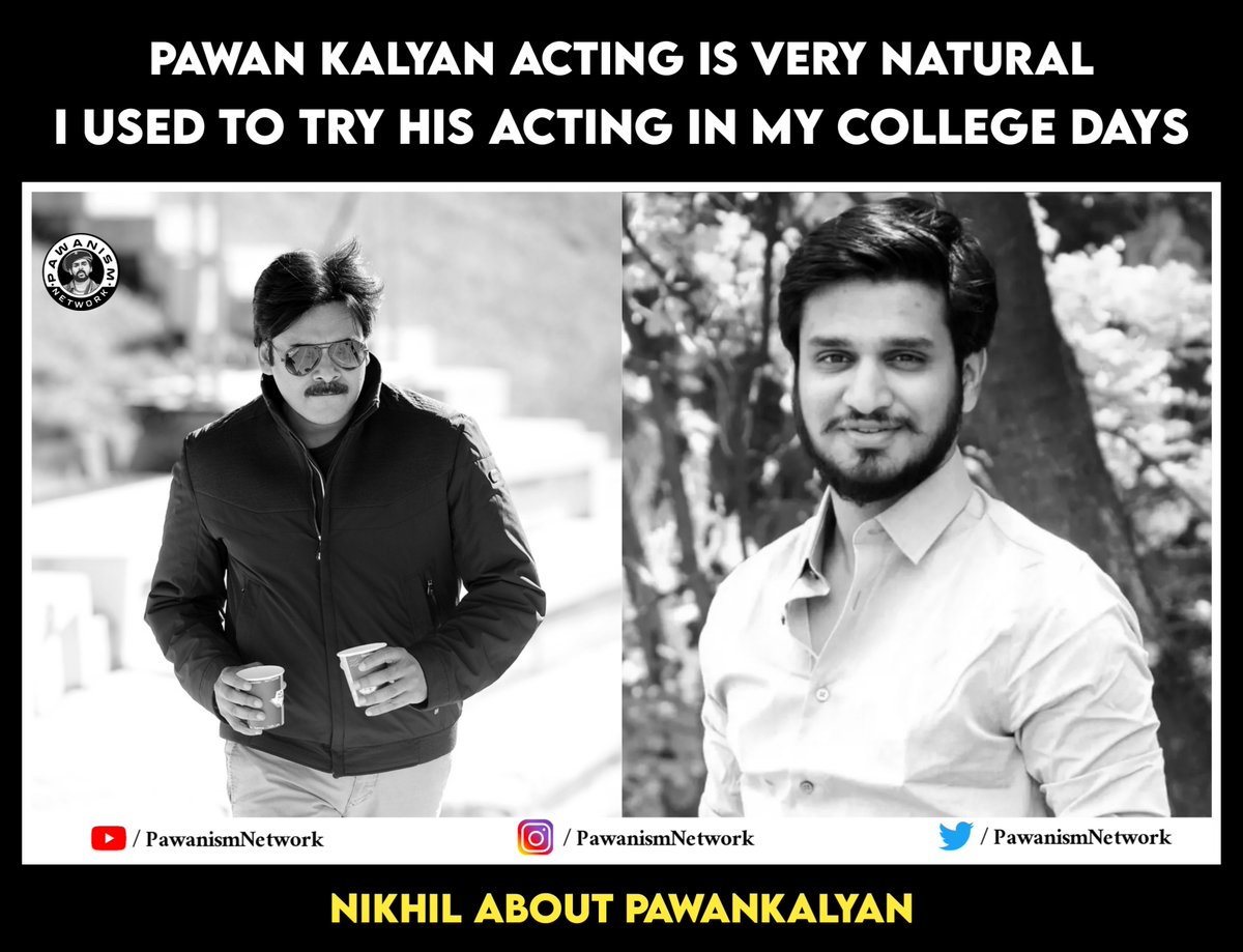 Actor <a href="/actor_Nikhil/">Nikhil Siddhartha</a> about our <a href="/PawanKalyan/">Pawan Kalyan</a> 

#HBDPawanKalyan | #VakeelSaab