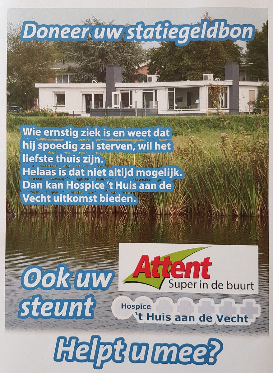 HuisaandeVecht's tweet photo. Geen grote acties St Vrienden in 2020 ivm #COVID19 maar wel kleine acties #Hospice #Hardenberg...
In september kunt u uw #statiegeldbon #doneren bij verschillende #supermarkten in @gemhardenberg t.w. #AlbertHeijnHardenberg, #SparPierikHeemse en #AttentTelmanMarienberg
#Doemee !! https://t.co/P8SQXy3y96