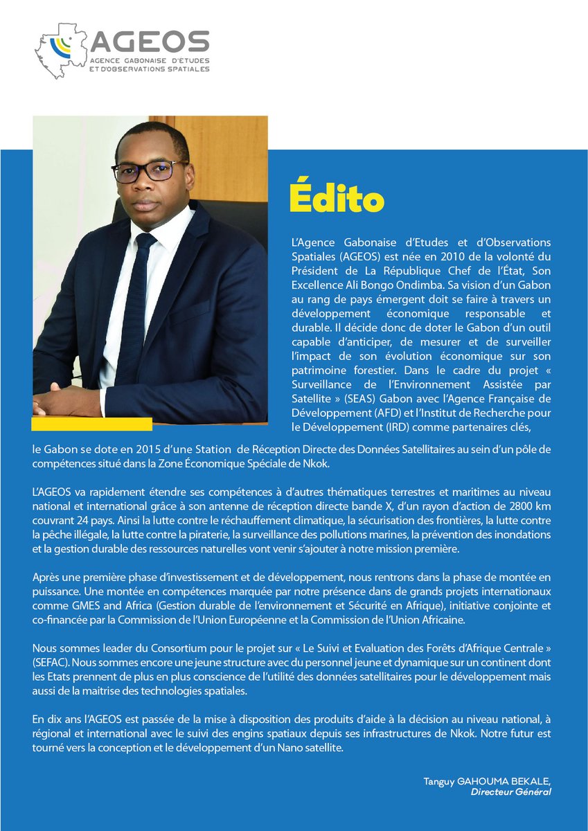 AGEOS5's tweet photo. Bonjour à tous, 

Nous sommes heureux de vous présenter le premier numéro de la "Newsletter @AGEOS5 " qui vous permettra de suivre les projets en cours, de découvrir les nouvelles technologies, prendre connaissance des services et produits proposés par l'agence. 

Bonne lecture! https://t.co/fV5dh6E3VF