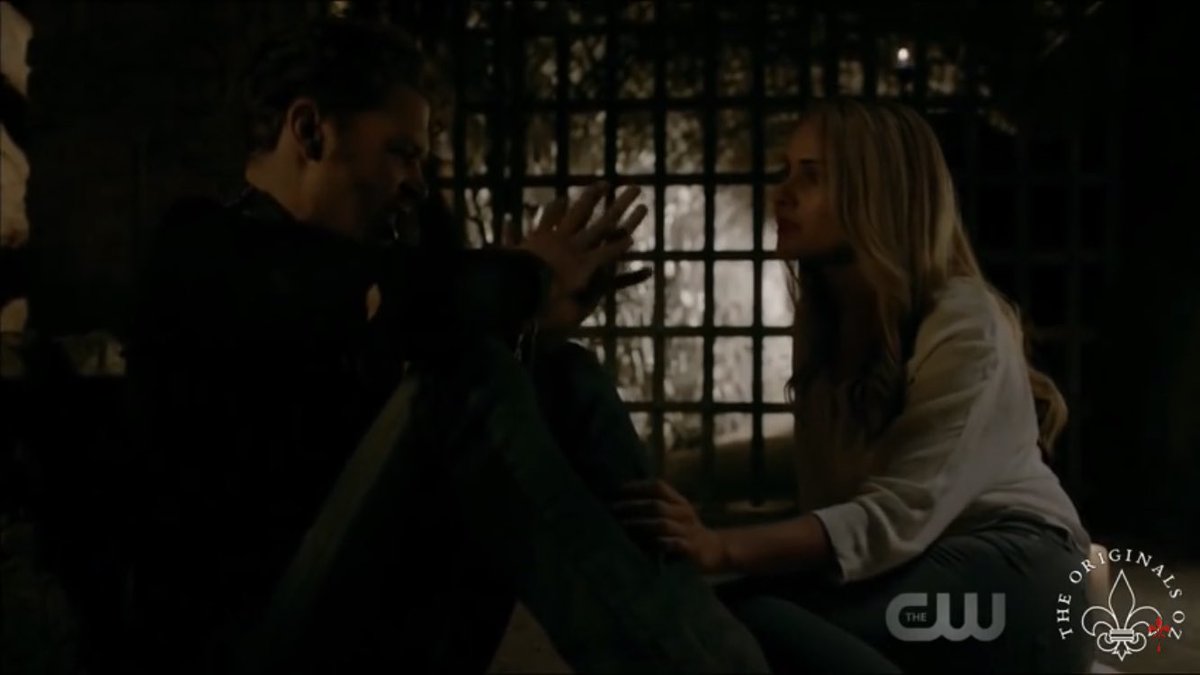 wiImcns's tweet photo. dear kcers, 
you claim that klaus loved caroline more than cami, you say that he needed caroline and she was his anchor, but when klaus hit his lowest point,when marcel had him locked up, who did he hallucinate? cami NOT caroline, camille o’connell. the real love of his life. https://t.co/qY5iSMh3xF
