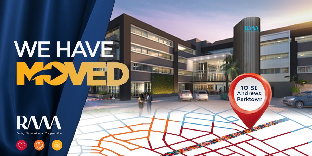 RMAssurance's tweet photo. We are delighted to inform you that we have officially moved to our new home located at no 10 St Andrews Road, Parktown. Learn more about our move here: https://t.co/SHA26DNHYP #RMAMOVES https://t.co/tKllxpMF0u