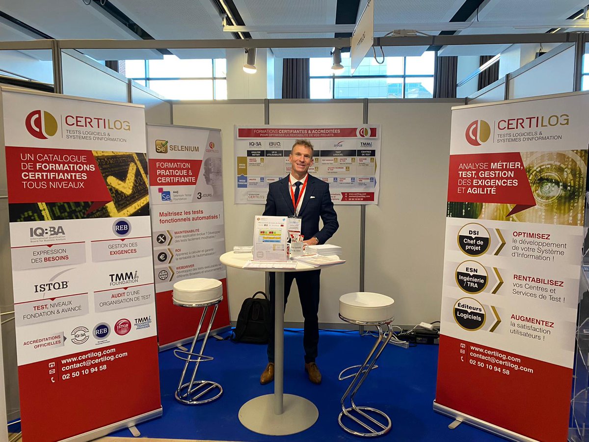 QSIconseil's tweet photo. #JFTL_2020 #Certilog #QSI_Conseil
Notre offre #TRA_Nearshore est présentée dans le stand de notre partenaire Certilog.
Pour plus d'informations, contactez Eric RIOU du COSQUER ou Anass EL BEKALI https://t.co/Oi6U87p5zp